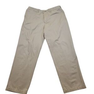 Duluth Trading Flex Firehose Mens Khaki Tan Straight Leg 5 Pocket Pants‎ 38x32